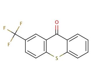 2-Trifluoromethylthioxanthone - chemical structure image