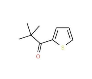2-(Trimethylacetyl)thiophene (CAS 20409-48-7) - chemical structure image