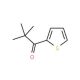 2-(Trimethylacetyl)thiophene (CAS 20409-48-7) - chemical structure image