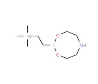2-Trimethylsilyl-1-ethylboronic acid diethanolamine ester (CAS 501014-43-3) - chemical structure image