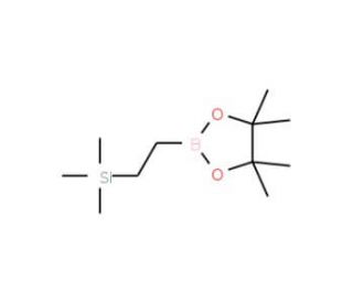 2-Trimethylsilyl-1-ethylboronic acid pinacol ester (CAS 165904-20-1) - chemical structure image