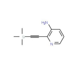 2-((Trimethylsilyl)ethynyl)pyridin-3-amine - chemical structure image