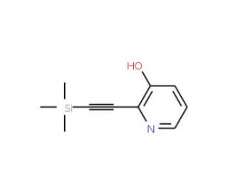 2-((Trimethylsilyl)ethynyl)pyridin-3-ol (CAS 556832-92-9) - chemical structure image