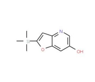 2-(Trimethylsilyl)furo[3,2-b]pyridin-6-ol (CAS 1186310-90-6) - chemical structure image