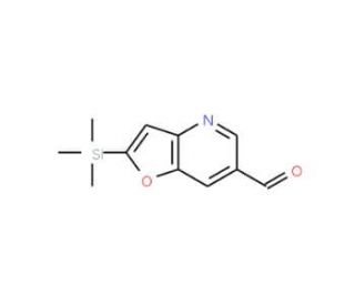 2-(Trimethylsilyl)furo[3,2-b]pyridine-6-carbaldehyde - chemical structure image