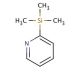 2-(Trimethylsilyl)pyridine (CAS 13737-04-7) - chemical structure image