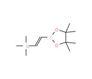 2-(Trimethylsilyl)vinylboronic acid pinacol ester (CAS 126688-99-1) - chemical structure image