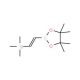 2-(Trimethylsilyl)vinylboronic acid pinacol ester (CAS 126688-99-1) - chemical structure image