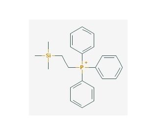 (2-Trimethylsilylethyl)triphenylphosphonium Iodide (CAS 63922-84-9) - chemical structure image