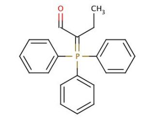 2-(Triphenylphosphoranylidene)butyraldehyde (CAS 90601-08-4) - chemical structure image