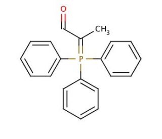 2-(Triphenylphosphoranylidene)propionaldehyde (CAS 24720-64-7) - chemical structure image