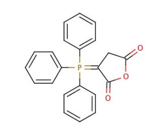 2-(Triphenylphosphoranylidene)succinic anhydride (CAS 906-65-0) - chemical structure image