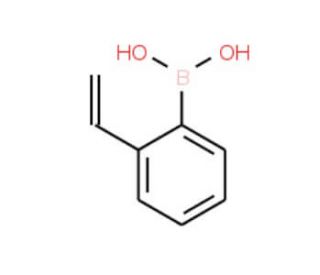 2-Vinylbenzeneboronic acid (CAS 15016-42-9) - chemical structure image