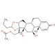 21-Acetoxy-11β-hydroxy-16α,17α-propylmethylenedioxpregna-1,4-diene-3,20-dione (CAS 51333-05-2) - chemical structure image