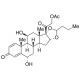 21-Acetoxy-6β,11β-dihydroxy-16α,17α-propylmethylenedioxpregna-1,4-diene-3,20-dione (Mixture of Diastereomers) - chemical stru