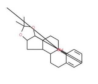 21-Carboxylic Acid Triamcinolone Acetonide (CAS 53962-41-7) - chemical structure image