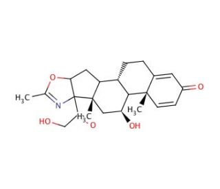 21-Desacetyl deflazacort (CAS 13649-57-5) - chemical structure image