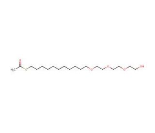 22-Keto-21-thia-3,6,9-trioxatricosan-1-ol (CAS 130727-50-3) - chemical structure image
