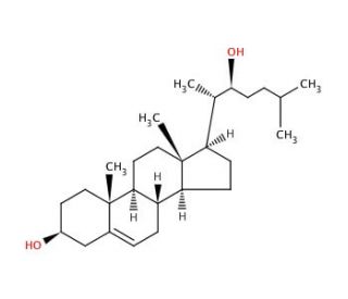 22(S)-Hydroxycholesterol (CAS 22348-64-7) - chemical structure image