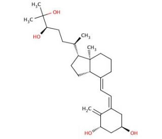 (24R)-24-Hydroxycalcitriol (CAS 56142-94-0) - chemical structure image