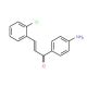 (2E)-1-(4-Aminophenyl)-3-(2-chlorophenyl)prop-2-en-1-one - chemical structure image