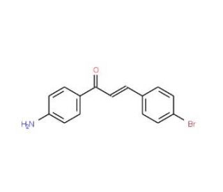 (2E)-1-(4-Aminophenyl)-3-(4-bromophenyl)-prop-2-en-1-one - chemical structure image
