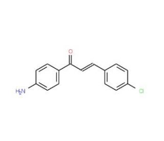 (2E)-1-(4-Aminophenyl)-3-(4-chlorophenyl)prop-2-en-1-one - chemical structure image