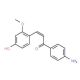 (2E)-1-(4-Aminophenyl)-3-(4-hydroxy-2-methoxyphenyl)prop-2-en-1-one - chemical structure image