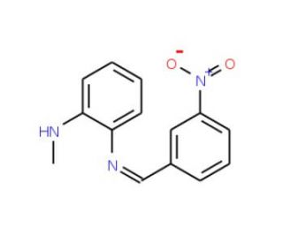 (2E)-1-N-methyl-2-N-[(3-nitrophenyl)methylidene]benzene-1,2-diamine - chemical structure image