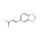 (2E)-3-(1,3-benzodioxol-5-yl)acryloyl chloride - chemical structure image