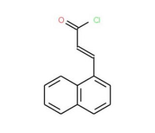 (2E)-3-(1-naphthyl)acryloyl chloride - chemical structure image