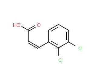 (2E)-3-(2,3-dichlorophenyl)acrylic acid (CAS 20595-44-2) - chemical structure image