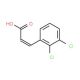 (2E)-3-(2,3-dichlorophenyl)acrylic acid (CAS 20595-44-2) - chemical structure image