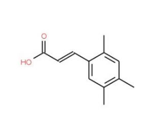(2E)-3-(2,4,5-trimethylphenyl)acrylic acid - chemical structure image