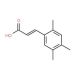 (2E)-3-(2,4,5-trimethylphenyl)acrylic acid - chemical structure image