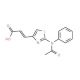 (2E)-3-{2-[acetyl(phenyl)amino]-1,3-thiazol-4-yl}acrylic acid - chemical structure image