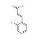(2E)-3-(2-bromophenyl)acryloyl chloride - chemical structure image