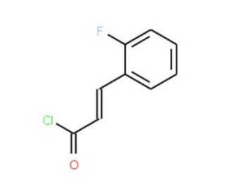 (2E)-3-(2-fluorophenyl)acryloyl chloride - chemical structure image