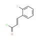 (2E)-3-(2-fluorophenyl)acryloyl chloride - chemical structure image