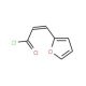 (2E)-3-(2-furyl)acryloyl chloride (CAS 63485-67-6) - chemical structure image