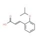 (2E)-3-(2-Isopropoxyphenyl)acrylic acid - chemical structure image