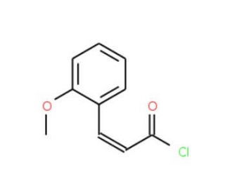 (2E)-3-(2-methoxyphenyl)acryloyl chloride - chemical structure image