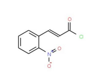 (2E)-3-(2-nitrophenyl)acryloyl chloride - chemical structure image