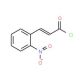 (2E)-3-(2-nitrophenyl)acryloyl chloride - chemical structure image