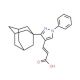 (2E)-3-[3-(1-Adamantyl)-1-phenyl-1H-pyrazol-4-yl]-acrylic acid - chemical structure image