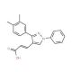 (2E)-3-[3-(3,4-dimethylphenyl)-1-phenyl-1H-pyrazol-4-yl]acrylic acid - chemical structure image