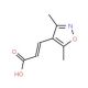 (2E)-3-(3,5-Dimethylisoxazol-4-yl)acrylic acid - chemical structure image
