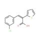 (2E)-3-(3-chlorophenyl)-2-thien-2-ylacrylic acid - chemical structure image