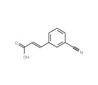 (2E)-3-(3-cyanophenyl)acrylic acid - chemical structure image