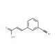 (2E)-3-(3-cyanophenyl)acrylic acid - chemical structure image